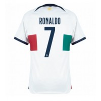 Portugal Cristiano Ronaldo #7 Fotballklær Bortedrakt VM 2022 Kortermet
